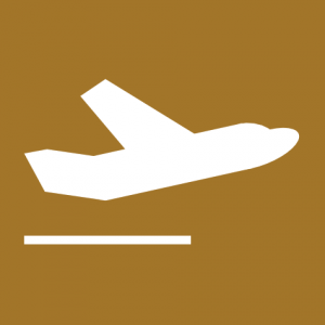 Bild eines startenden Flugzeugs